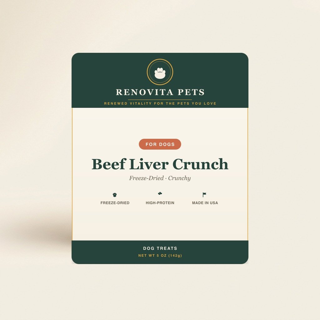 beef liver crunch — Renovita Pets