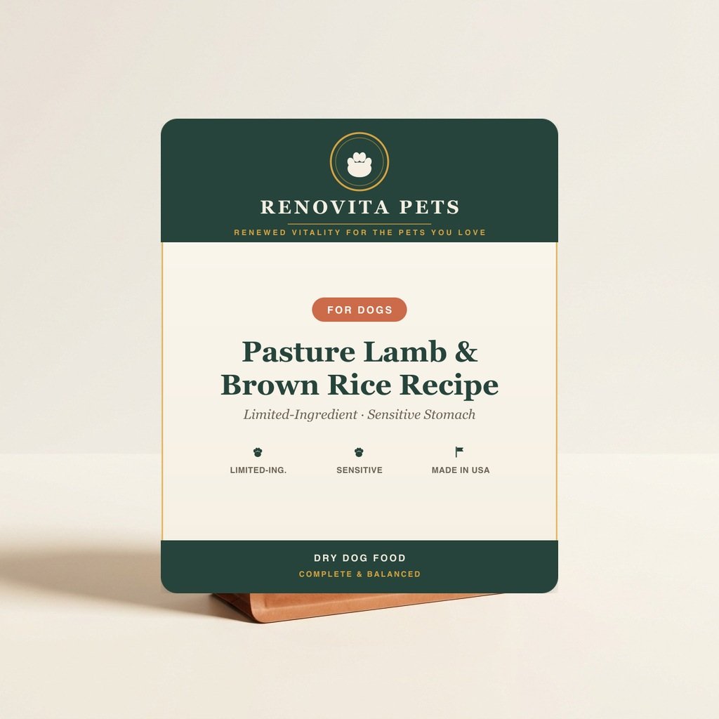 pasture lamb brown rice recipe — Renovita Pets