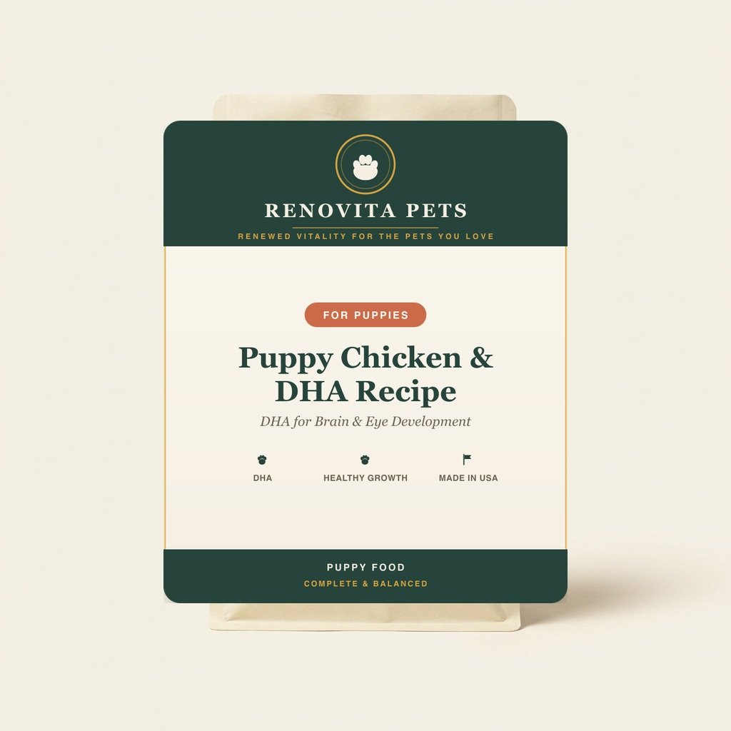 puppy chicken dha recipe — Renovita Pets