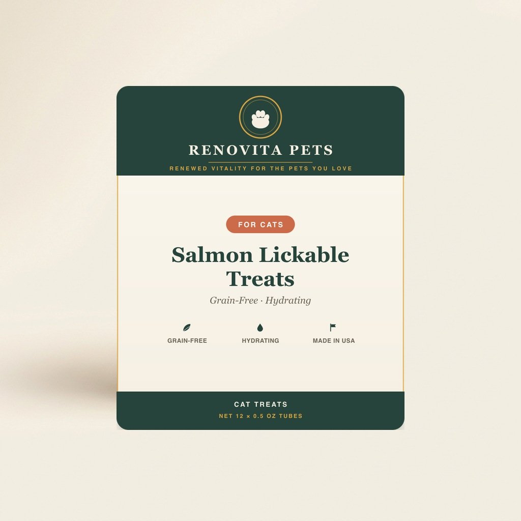 salmon lickable treats — Renovita Pets